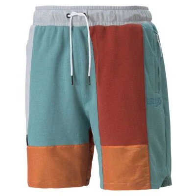 NWT Puma Signature BB Basketball Shorts Men's Sz S Colorblock Retro 534170-01 - Image 1 of 3