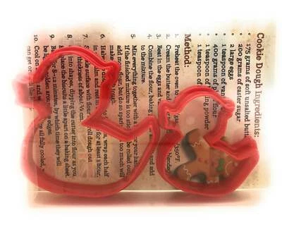 GOGGLY Duck Cookie Cutter Set of 2, Biscuit, Pastry, Fondant Cutter