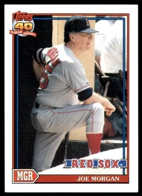 1991 Topps Baseball #21 Joe Morgan - Image 1 of 2