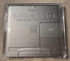 Sony MD 2000 MiniDisc 74min High Quality Performance - Afbeelding 1 van 4