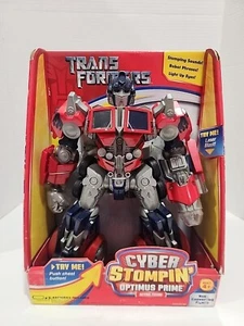 Transformers Cyber Stompin Electronic Optimus Prime Autobot Hasbro 2006 juguete leer - Imagen 1 de 19