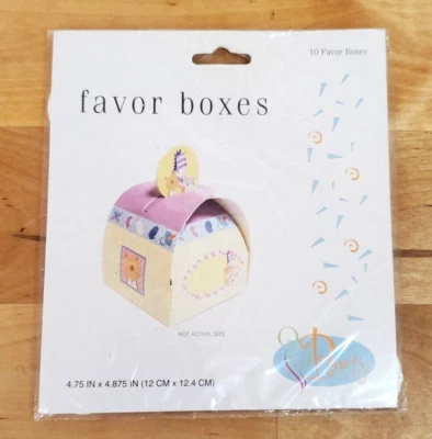 NEW! Baby Shower Favor Boxes, 10 Pack by Party/Greenbrier - Image 1 of 4