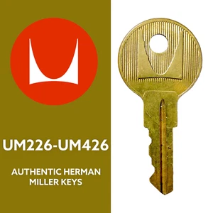 OEM UM226-UM426 Replacement Herman Miller Furniture/File Cabinet Key Authentic! - Picture 1 of 1