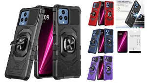 Für T-Mobile REVVL 6 5G TMAF025G Stoßfeste Ring Hülle Cover + Hartglas - Bild 1 von 6