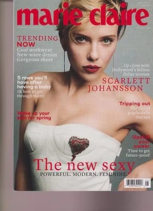 MARIE CLAIRE MAGAZIN UK Mai 2017, Scarlett Johansson Fotocover. - Bild 1 von 1
