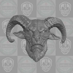 Sátiro mitología griega cabeza personalizada para figuras de acción 1:6 y 1:10 y 1:12 y 1:18 - Imagen 1 de 1