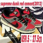 Nike Dunk Low Premium Sb 313170-600 Red Mens Sneakers 27.5Cm Us9.5 Uk9.5