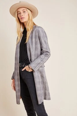 NUEVO CON ETIQUETAS NUEVO Chaqueta Blazer Anthropologie BlankNYC Renegade Longline XSP $138 Foto 1 de 4