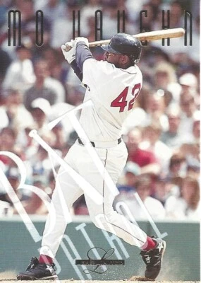 1995 Leaf Limited Bat Patrol Mo Vaughn 12 Red Sox - Image 1 of 2