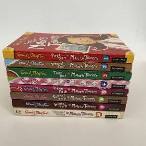 Enid Blyton Malory Towers 8 Paperback Book Set Books 6 & 7 Missing - Picture 1 of 19