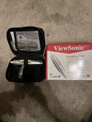 Bolígrafo de presentación inalámbrico ViewSonic ViewPen 100 en estuche/caja abierta Foto 1 de 4