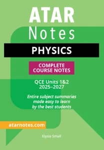 ATAR Notes QCE Physics 1&2 Notes (2025-2027) - Picture 1 of 12