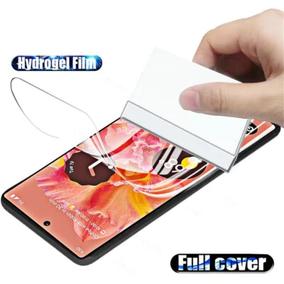 Anti-Blue Light Hydrogel Screen Shield For Google Pixel 5a 5G 7a 7 Pro 6 Pro 6a - Image 1 of 4