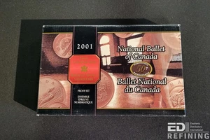 Canada 2001 Royal Canadian Mint Proof Set National Ballet of Canada Ensemble - Picture 1 of 6