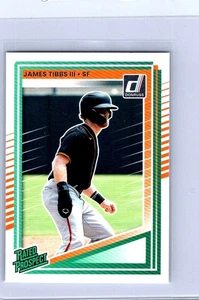 2025 Panini Donruss - Clearly Rated Prospects James Tibbs III #187 (RC) - Picture 1 of 2