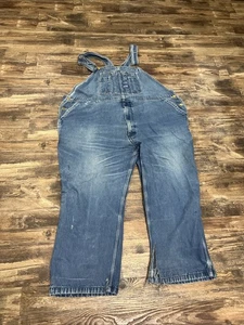 Big Smith Men's Big & Tall 52 x 26 Medium Wash Country Denim Jean Bib Overalls - Picture 1 of 11