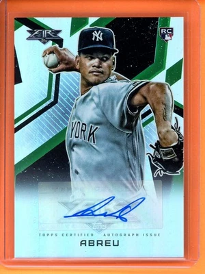 Albert Abreu Autographs Rookie 2021 Topps Fire #AV-AA - Image 1 of 2