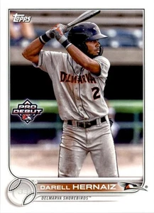 2022 Topps Pro Debut #PD-10 Darell Hernaiz Delmarva Shorebirds - Picture 1 of 2