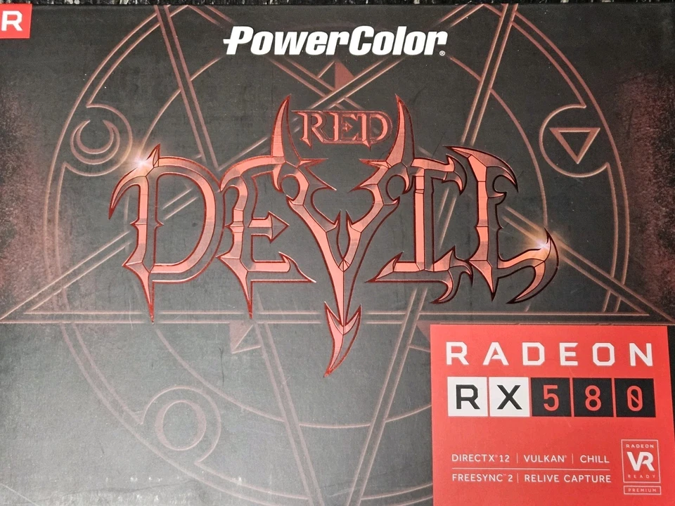Tarjeta de gráficos PowerColor RED DEVIL Radeon RX 580 8 GB GDDR5 Foto 1 de 1
