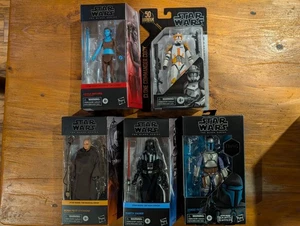 Star Wars Black Series Lot of 5 Vader Jango Fett Aayla Cody Boba * See Pictures - Bild 1 von 14