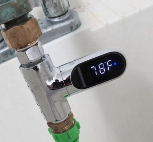Hose Thermometer Water Change Temperature Gauge Fish Aquarium Works W/ PYTHON - Picture 1 of 13