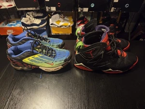 Nike TN Air Max Plus mehrfarbig Herrengröße 12 und Jordan 7 Marshin Größe 12 - Bild 1 von 7