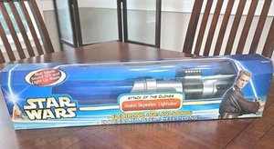 Star Wars Attack of the Clones Anakin Skywalker Lightsaber New in Box NIB - Picture 1 of 14