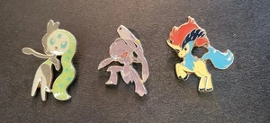 Lot of 3 Official Pokémon Pins - Meloetta  - Genesect - Keldeo - 2016 - Preowned - Picture 1 of 8