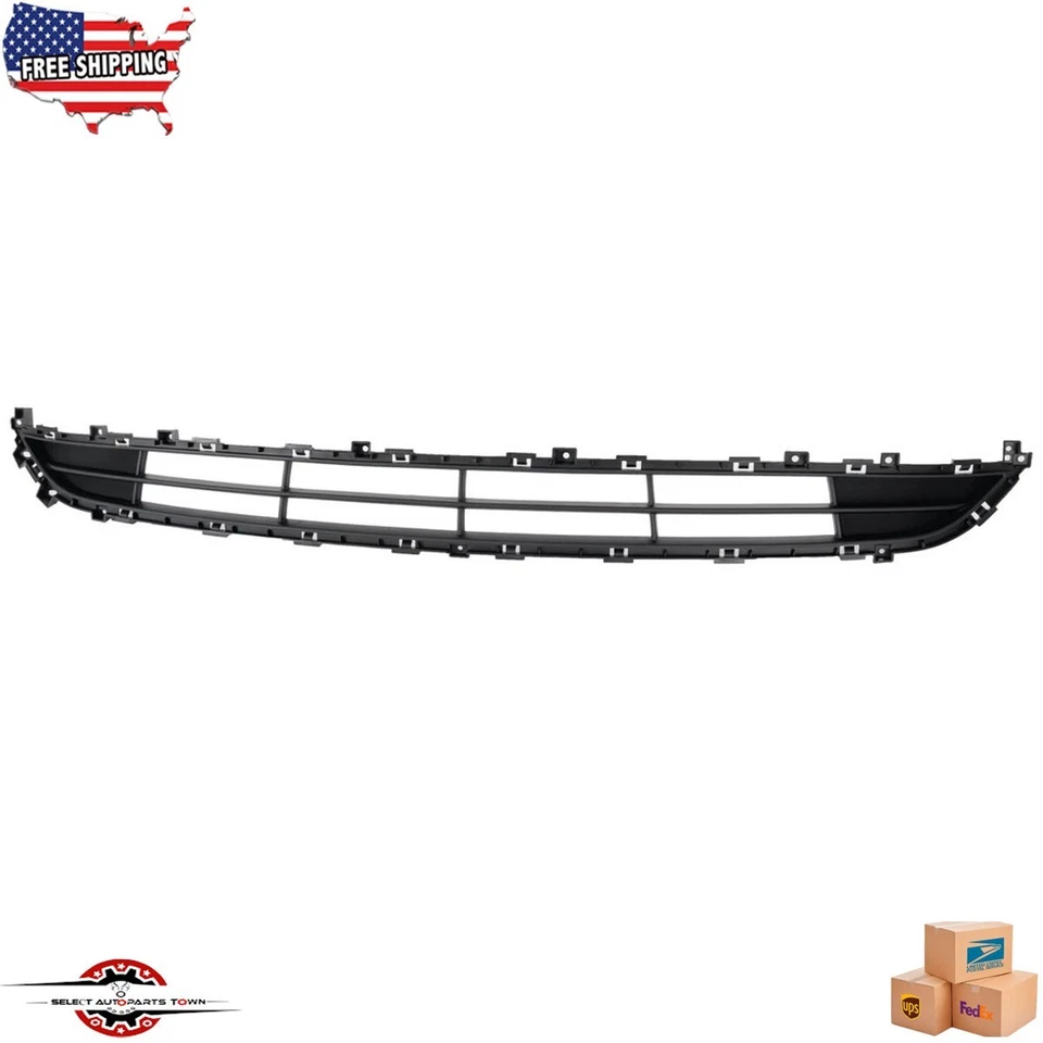 Fits 2015-2018 Kia Sedona New Front Bumper Lower Grille Textured Black Plastic Foto 1 de 4