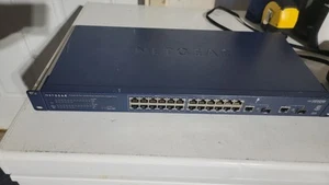 NETGEAR PROSAFE GS724TS 24-PORTS EXTERNAL SWITCH MANAGED STACKABLE - Picture 1 of 6