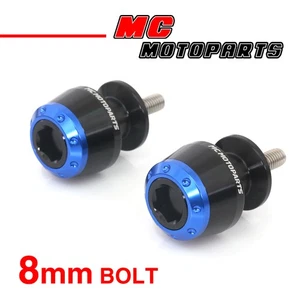 ATOM CNC Protection M8 Swingarm Spools For Suzuki GSX-S750 2015-2020 - Picture 1 of 7
