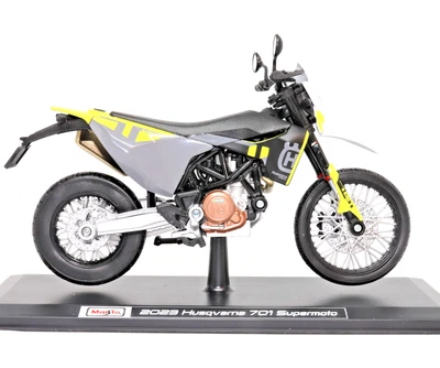 Maisto Husqvarna 701 Supermoto Scale 1/12 Model Toy Sport Motorcycle Motocross - Image 1 of 4