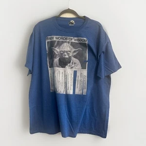Star Wars Yoda Advice T-Shirt Herren Gr. XL Kurzarm Rundhals Baumwollmischung - Bild 1 von 5