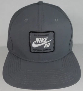 Nike SB Pro Dri-Fit perforierte Aerobill Snapback grau Skateboarding Mütze tolle Co - Bild 1 von 5