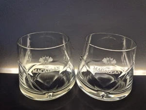 Pair Of Chevron Macallan Whisky Glasses.new Condition. - Picture 1 of 4