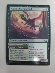 MTG Purging Stormbrood Tarkir: Dragonstorm Foil Uncommon - Picture 1 of 1