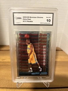 2005 Bowman Draft & Prospects #111 Chris Paul Rookie RC GMA 10 - Bild 1 von 2