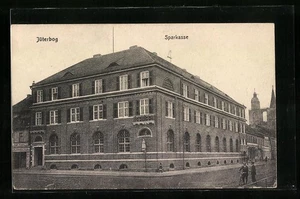 Jüterbog, Blick auf die Sparkasse, Ansichtskarte  - Picture 1 of 2