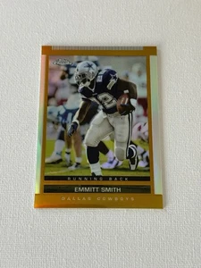 2003 Topps Chrome Emmitt Smith Gold Refractor Dallas Cowboys #49 - Picture 1 of 2