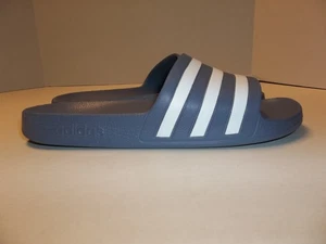Adidas Blue/Gray Slide Sandals Men's Size 7 - Picture 1 of 6