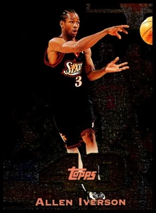 1997 Topps Allen Iverson Philadelphia 76ers #T40-22 Topps 40 Insert Basketball  - Bild 1 von 2