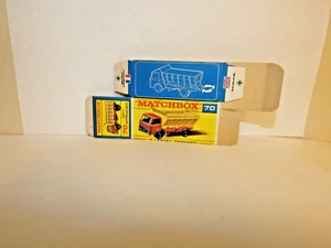 MATCHBOX REG. WHEEL NO. 70-B FORD GRIT SPREADING TRUCK EMPTY 'F' TYPE BOX ONLY - Picture 1 of 2