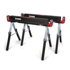 Sierra de acero plegable ajustable para banco de trabajo de metal Steelman, paquete de 2 SH-042 - Imagen 1 de 7