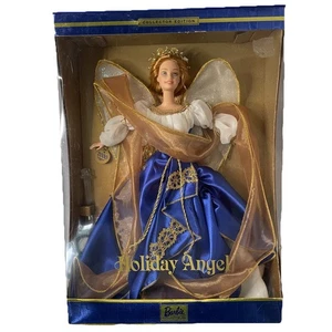 VINTAGE 2000 Mattel HOLIDAY ANGEL BLUE Collector Edition BARBIE 28080. NRFB Y2K - Bild 1 von 12