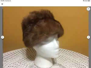 Antique Mink Hat From Gimbels - Picture 1 of 8