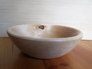 Schale aus Holz massiv , Birke gedrechselt , Handarbeit , neu , Unikat - Bild 1 von 12