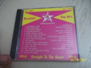 NEW SEALED DK KARAOKE POP 80's STRAIGHT TO THE HEART DK (3)091 - Picture 1 of 2
