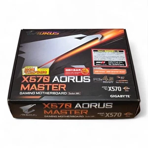 Gigabyte X570 AORUS MASTER AMD Ryzen Socket AM4 ATX Motherboard DDR4 Used  - Picture 1 of 4