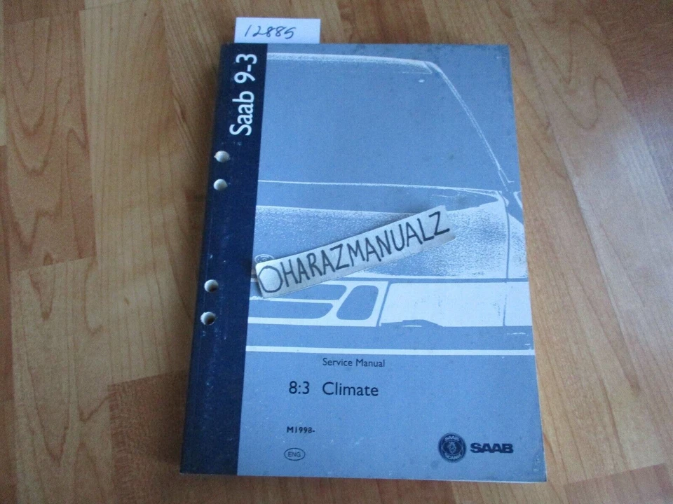 SAAB 9-3 1998 manual de servicio climático Foto 1 de 1