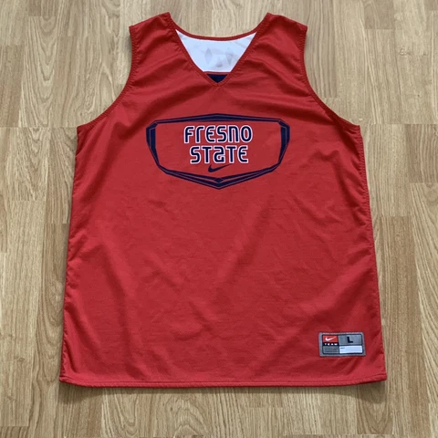 Nike Fresno State Bulldogs Basketball Reversible Practice Jersey Men’s Large Cover